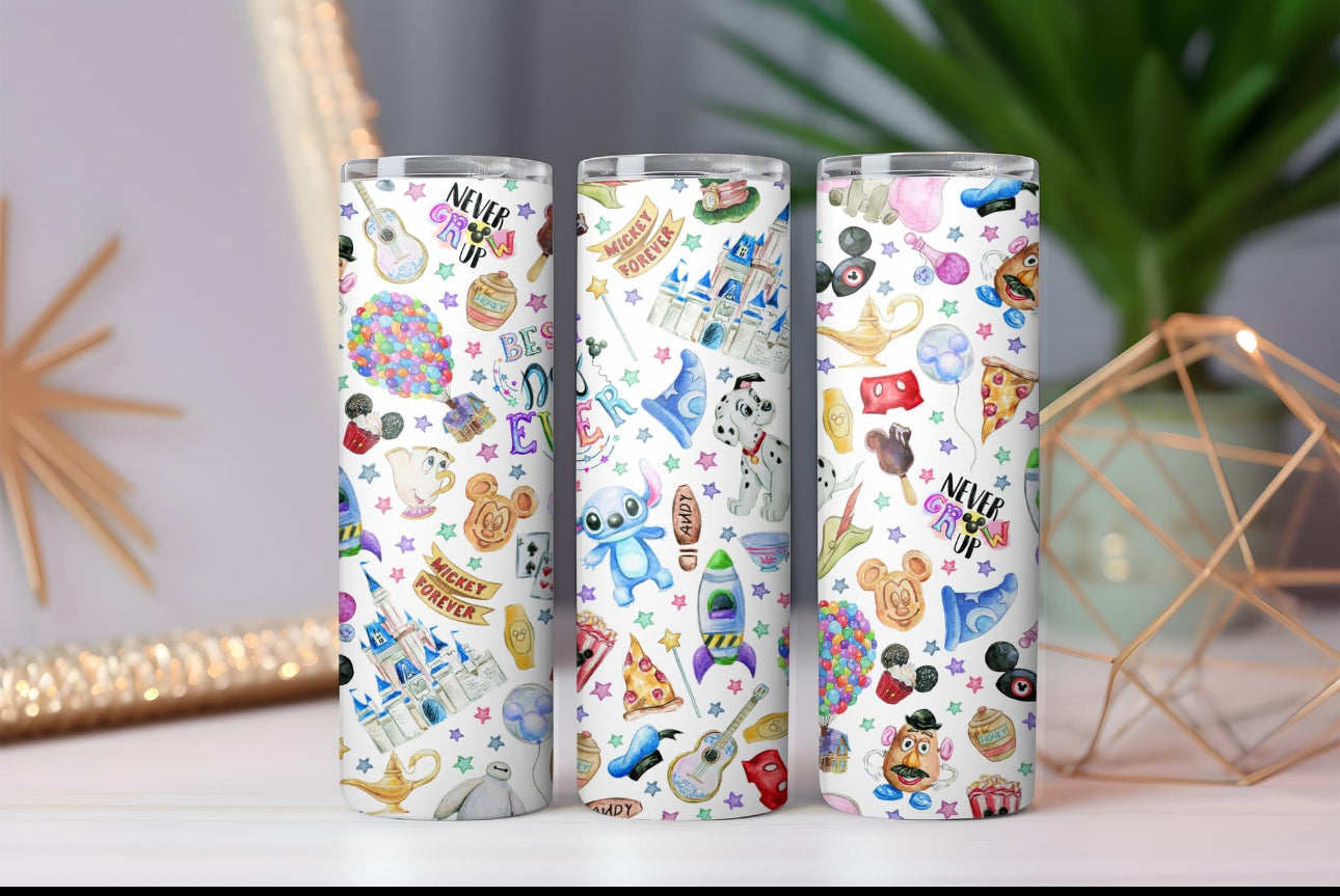 Disney theme tumblers - multiple designs on listing  image 1