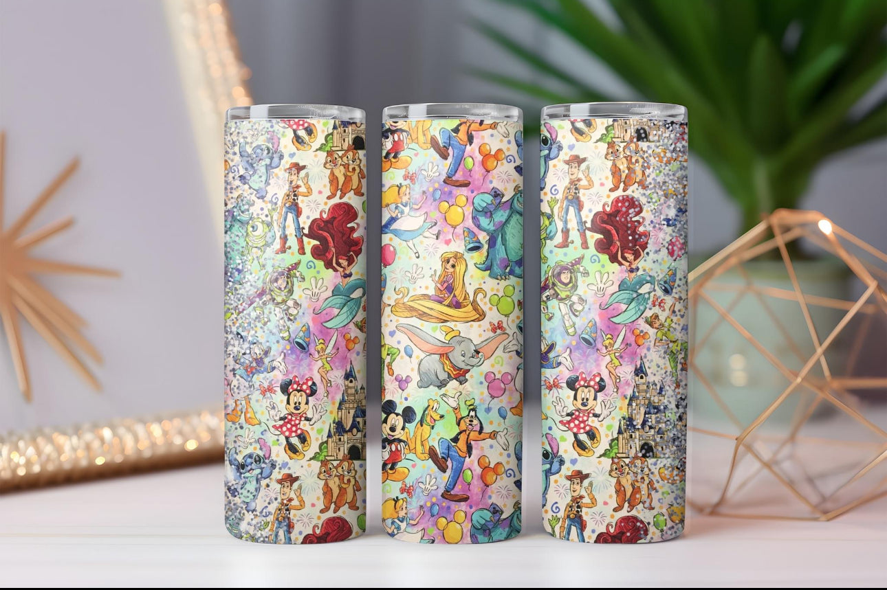 Disney theme tumblers - multiple designs on listing  image 3