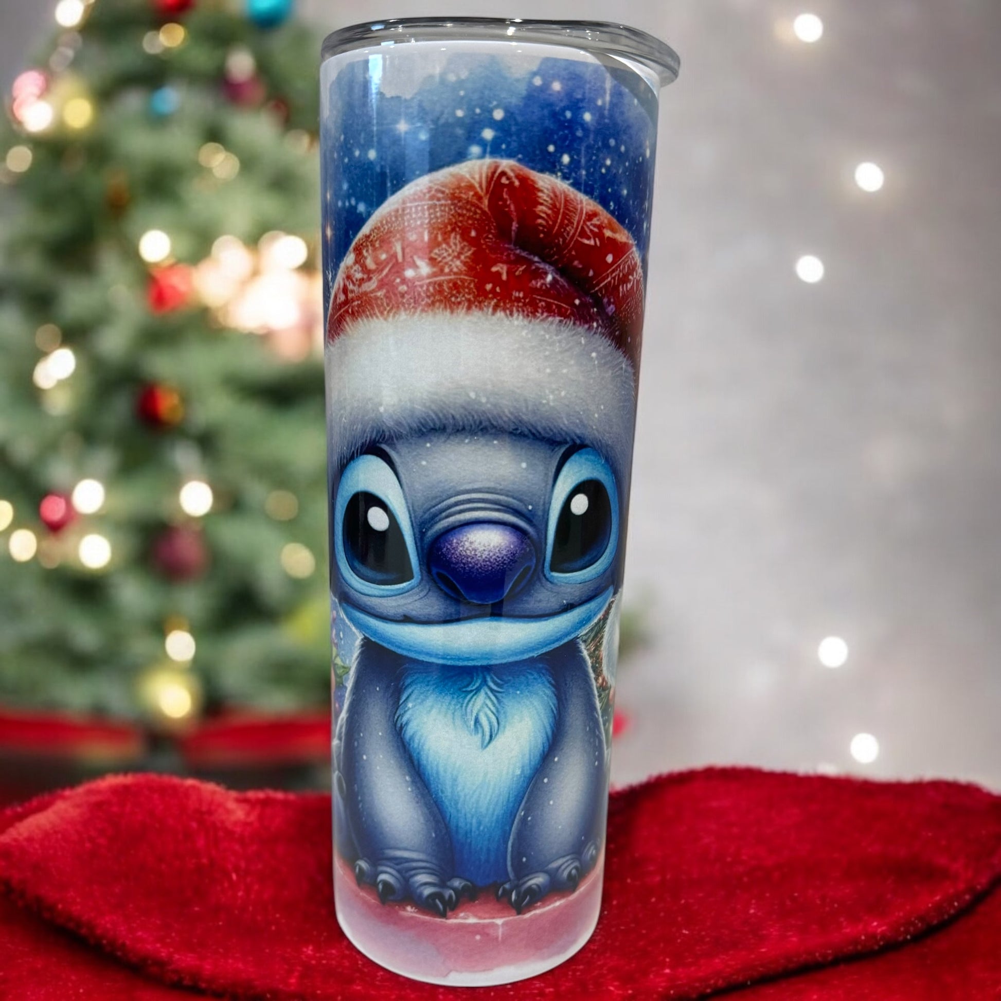 Stitch Christmas Tumbler image 0