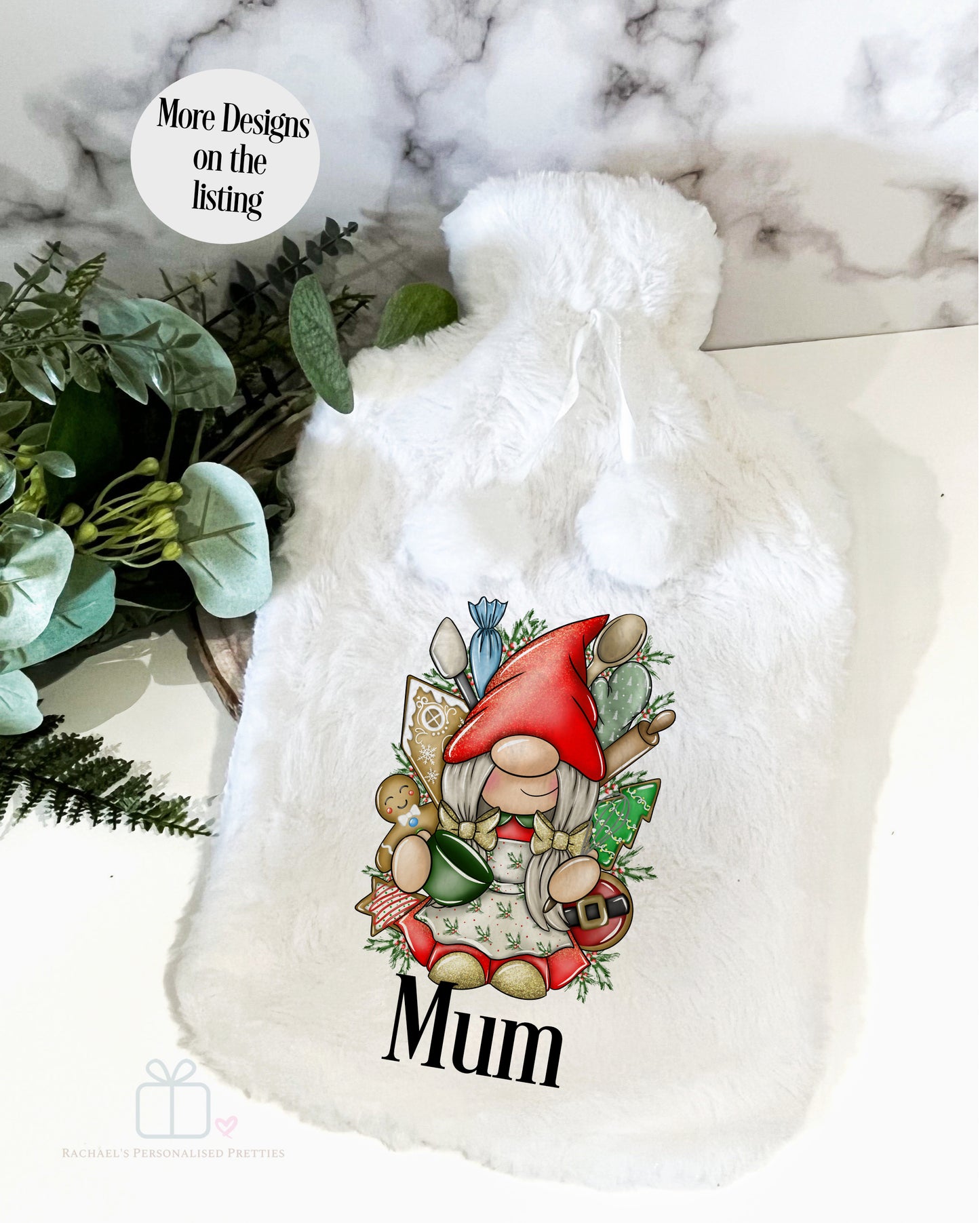 Personalised Hot Water Bottle - Gonks image 3