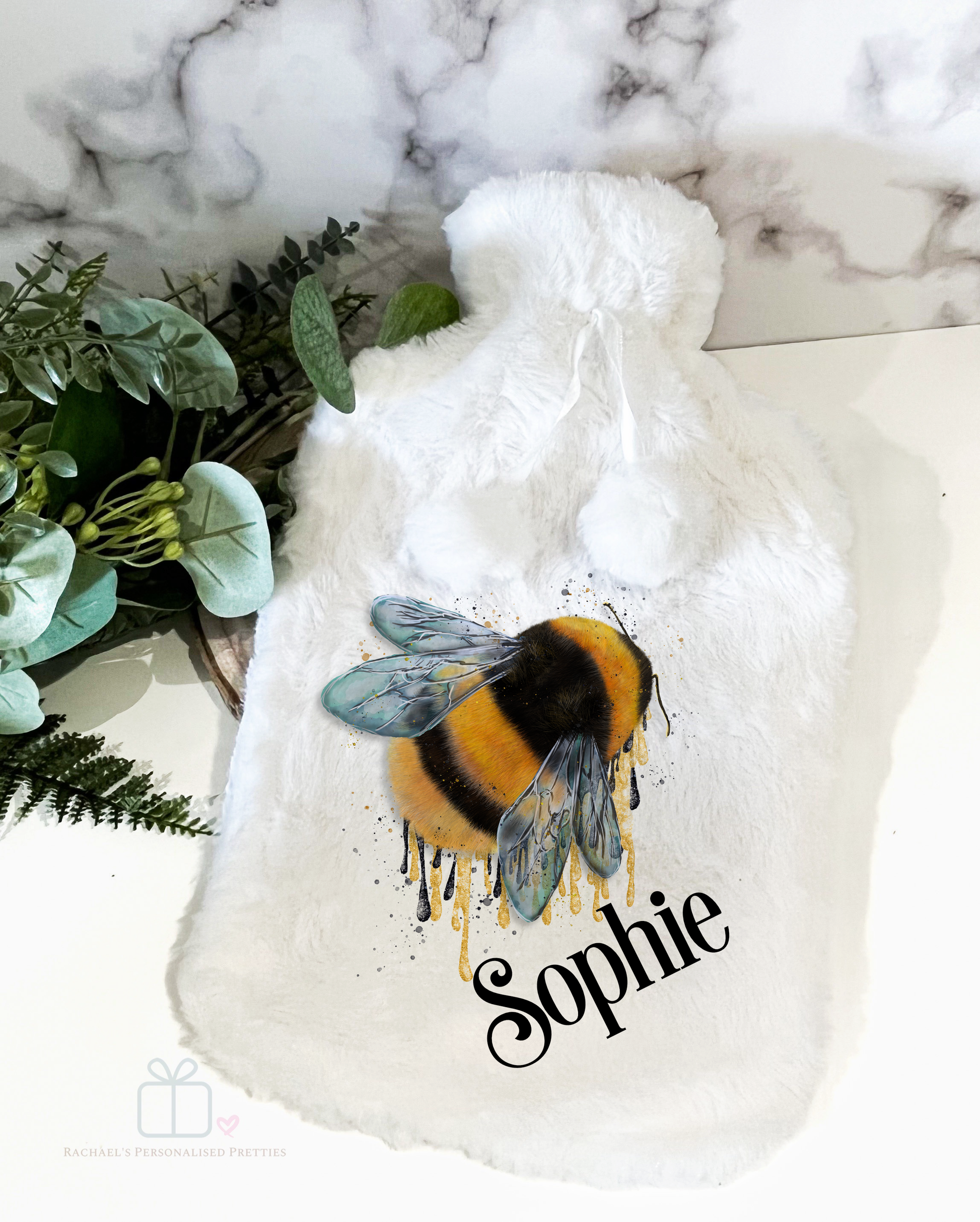 Personalised Bumble Bee Hot Water image 0