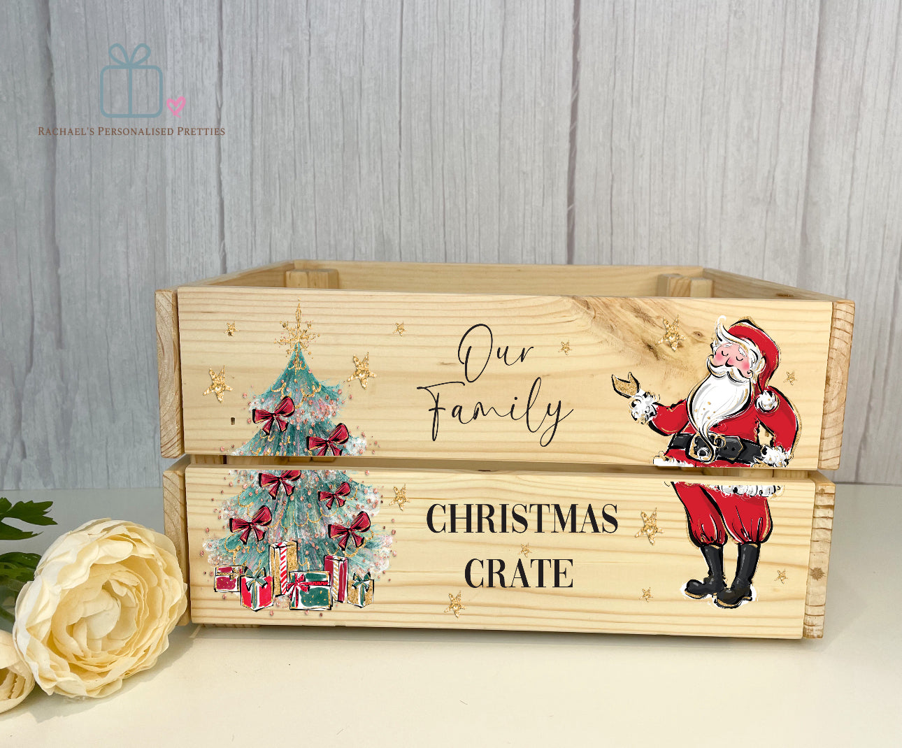 Santa Christmas Crate