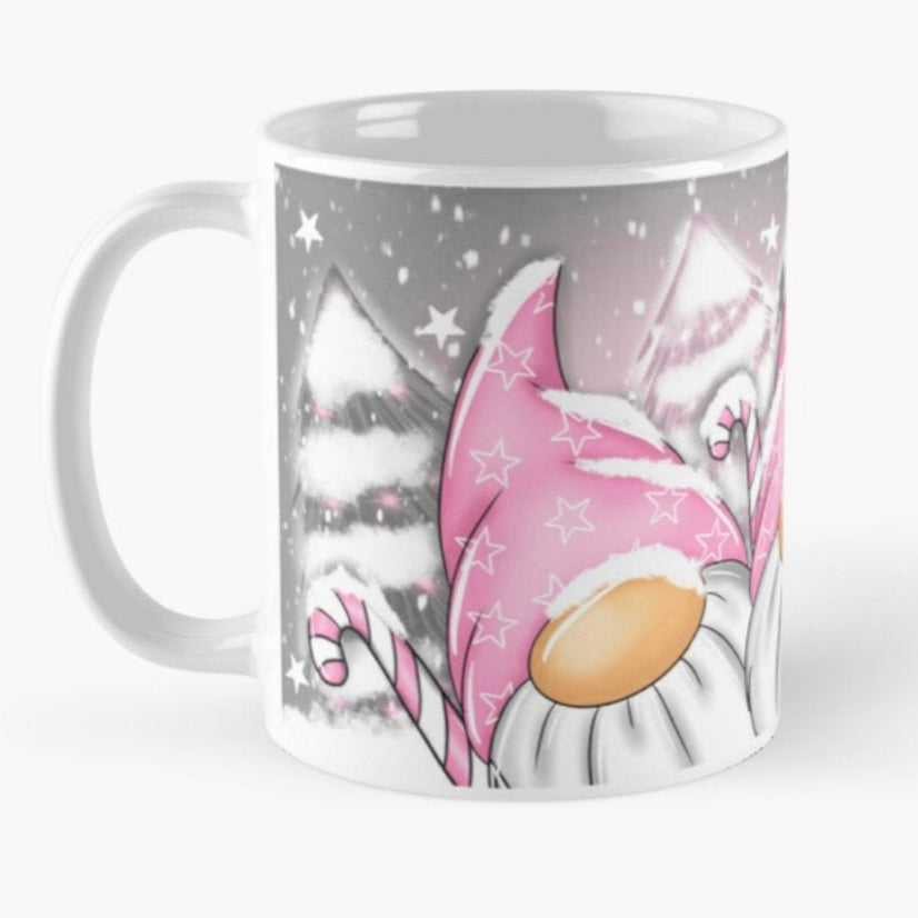 Pink Christmas Gonk Mug image 0