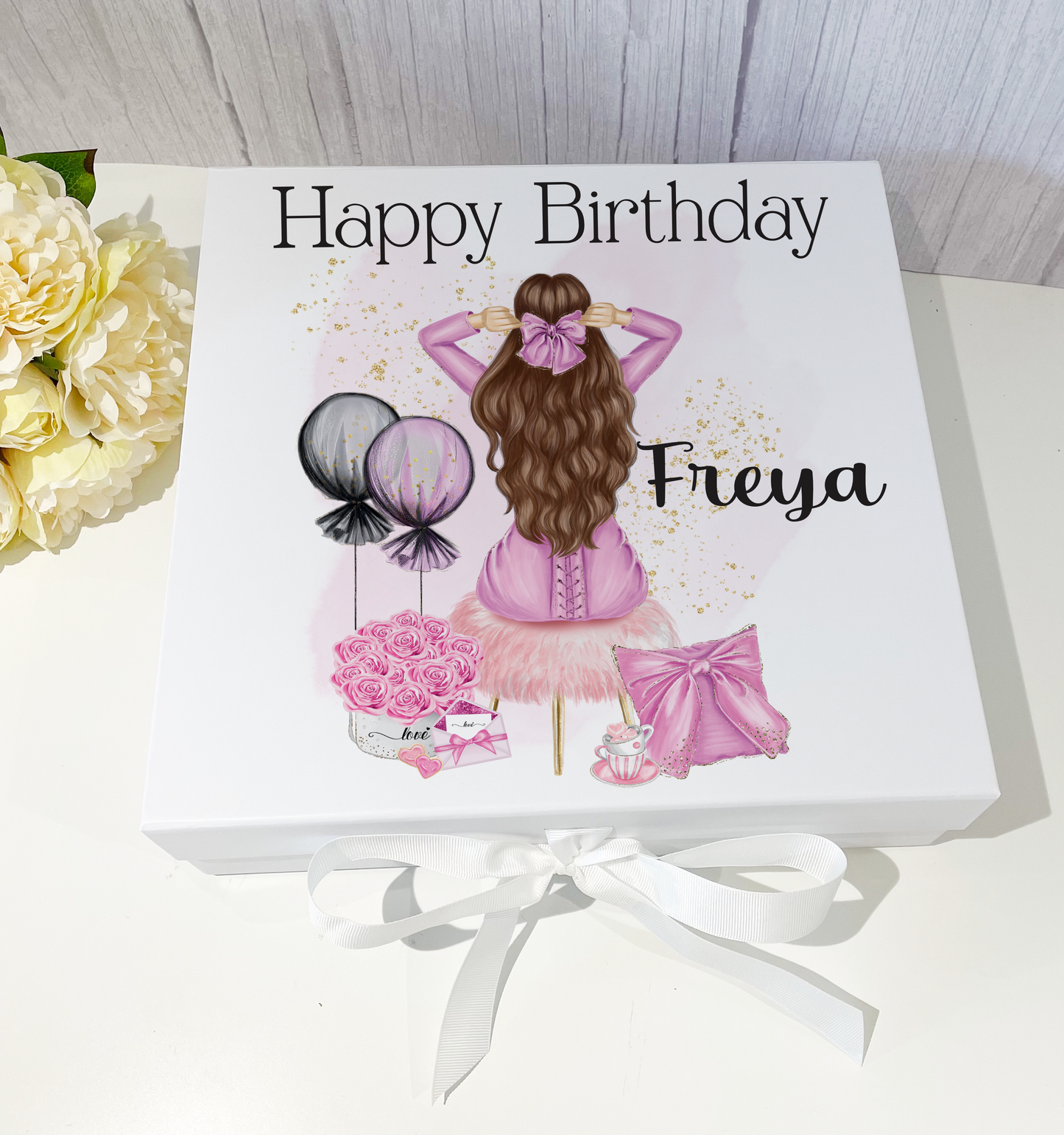 Pink Birthday Girl Box image 0