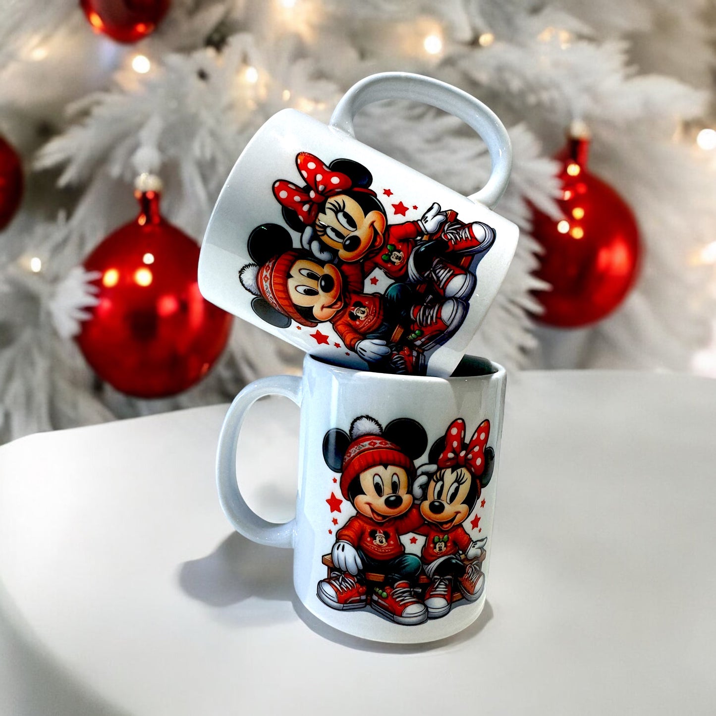 Christmas Mickey & Minnie Mug image 2