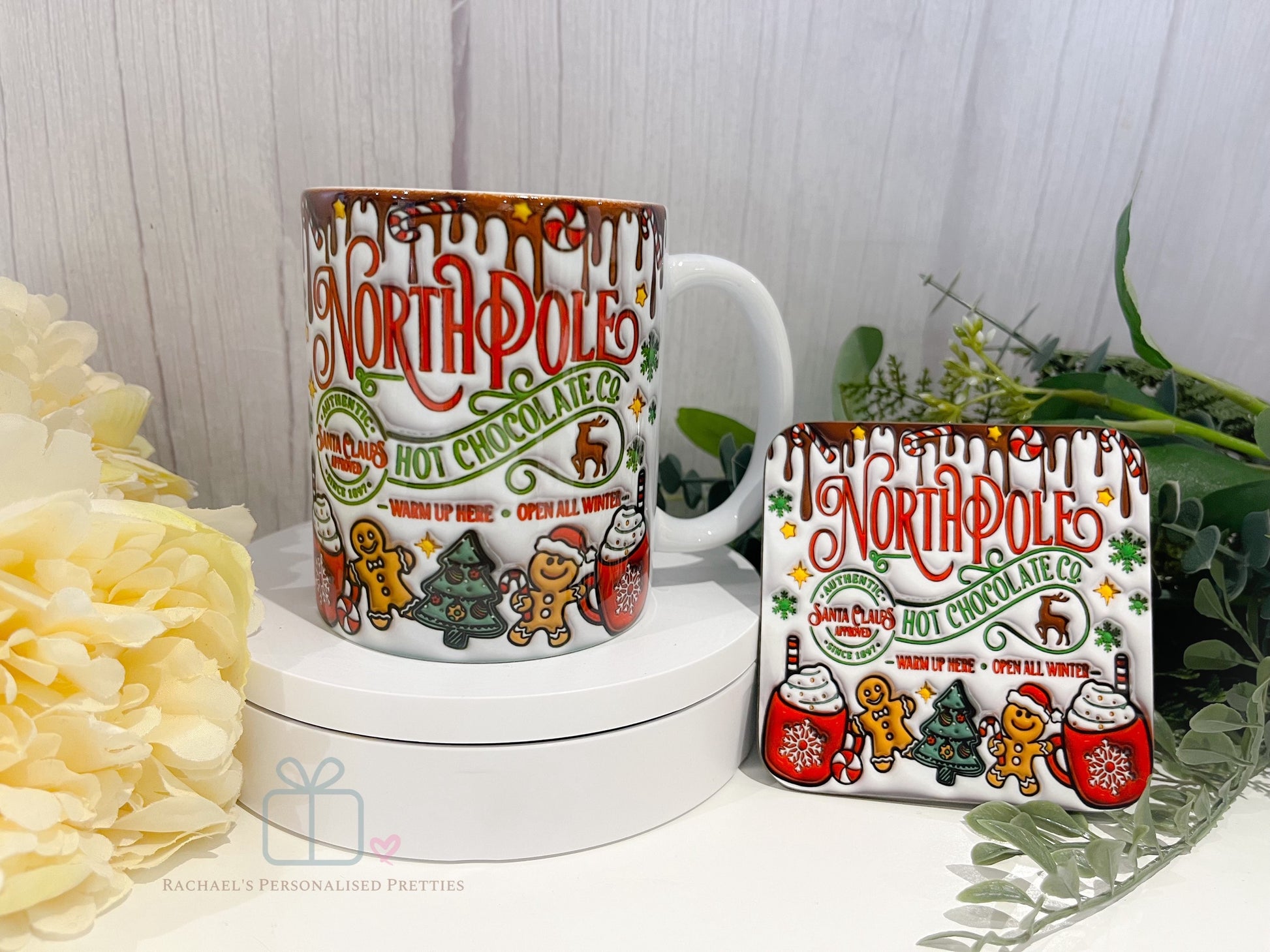 North Pole mug and coaster set  image 0