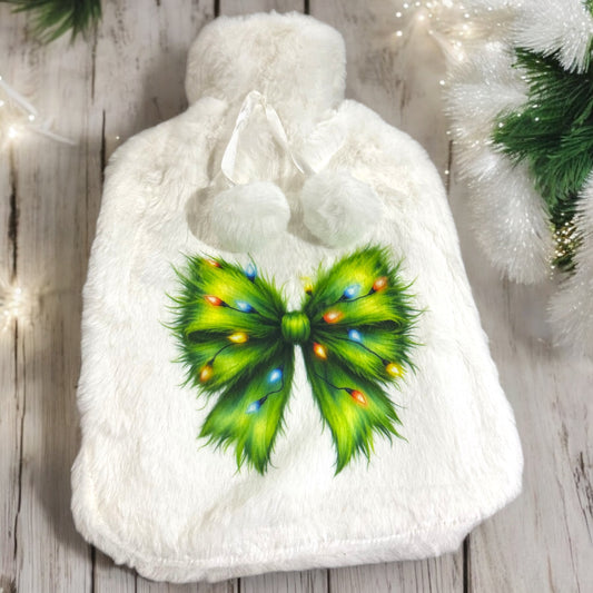 Grinch Bow hot water bottle  image 0