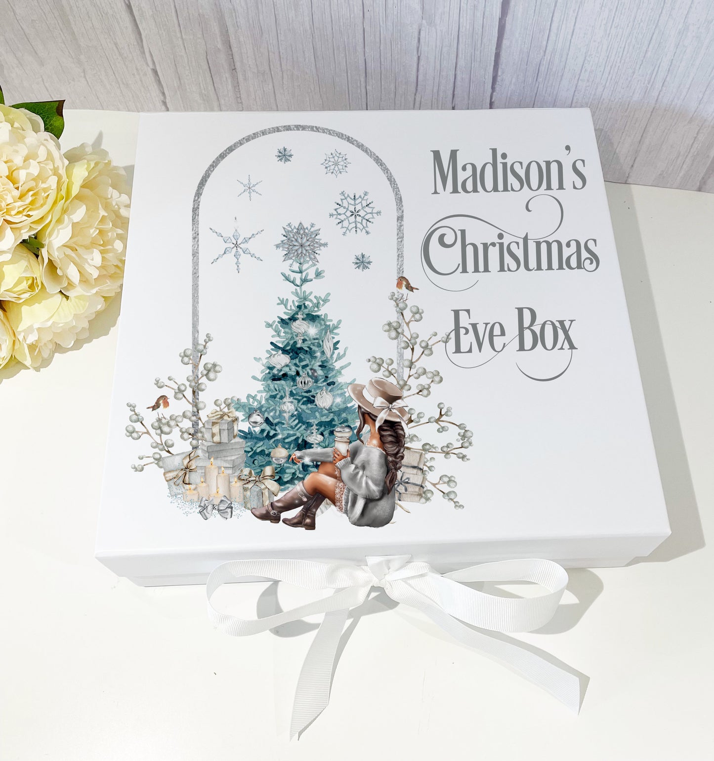 Silver Winter Christmas Eve Box image 0