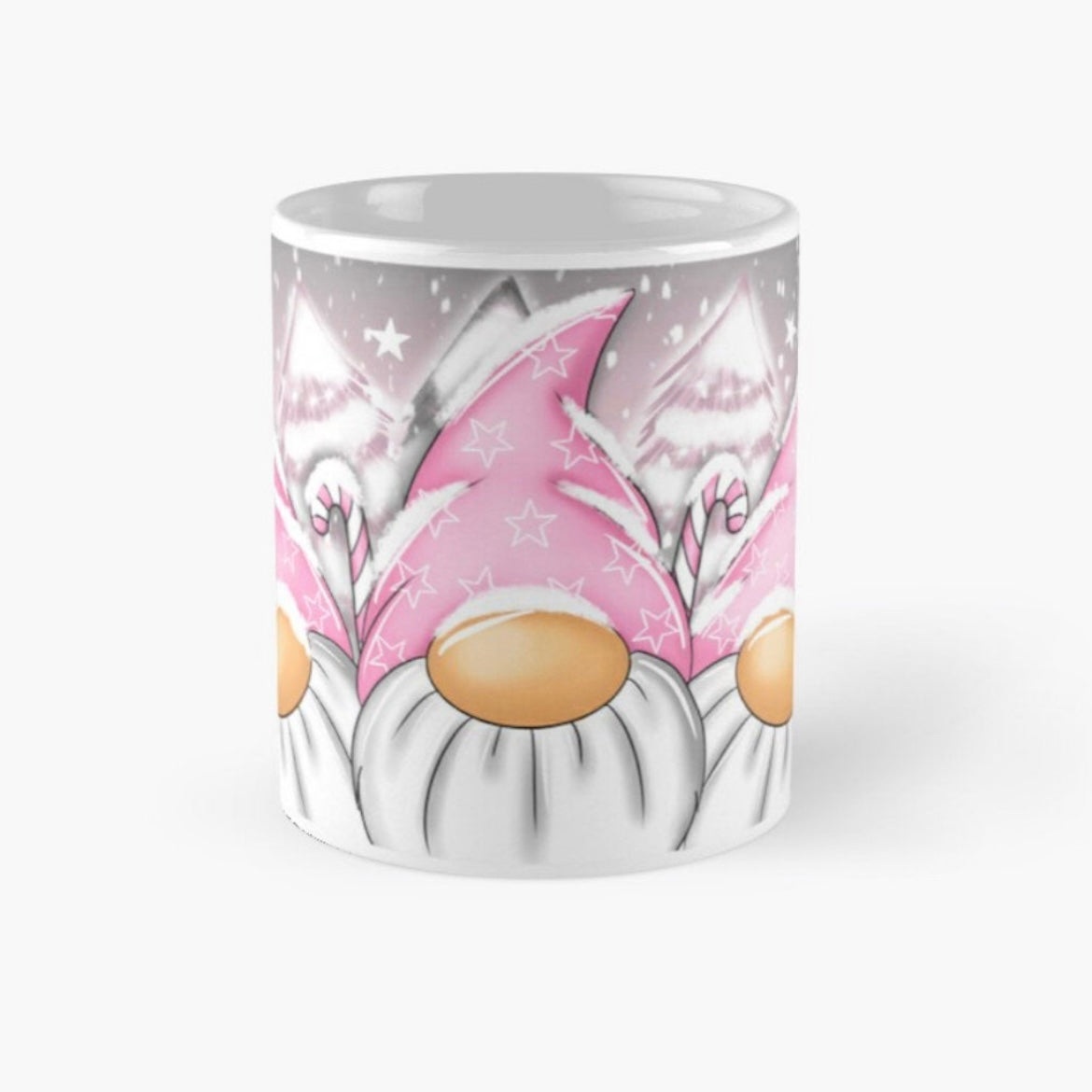 Pink Christmas Gonk Mug image 1