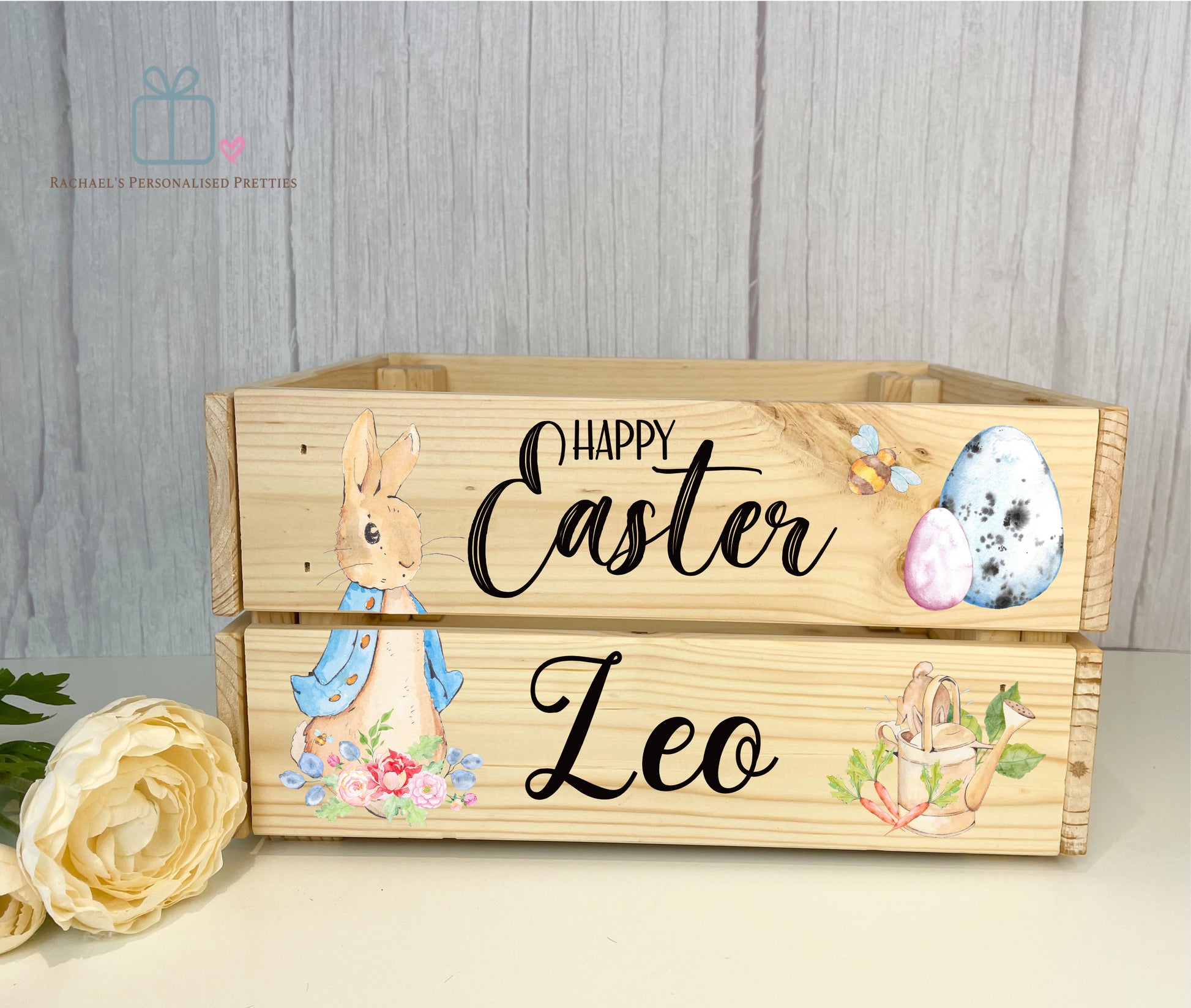 Blue Rabbit Easter Crate image 1