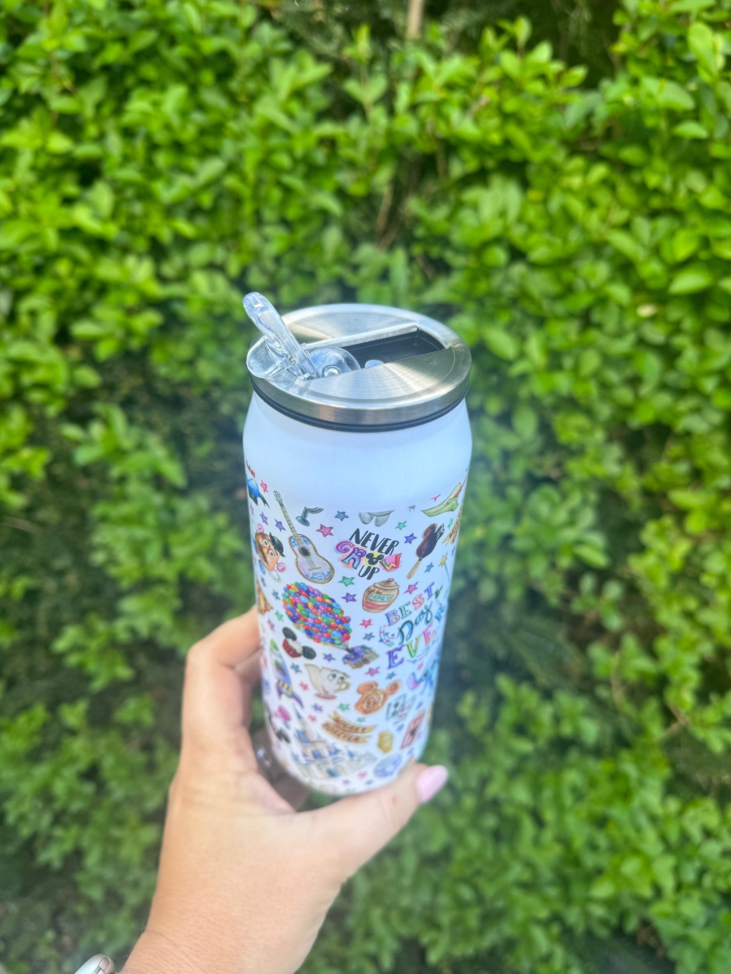 Best day ever Can Style Water bottle with Flip Straw  image 1