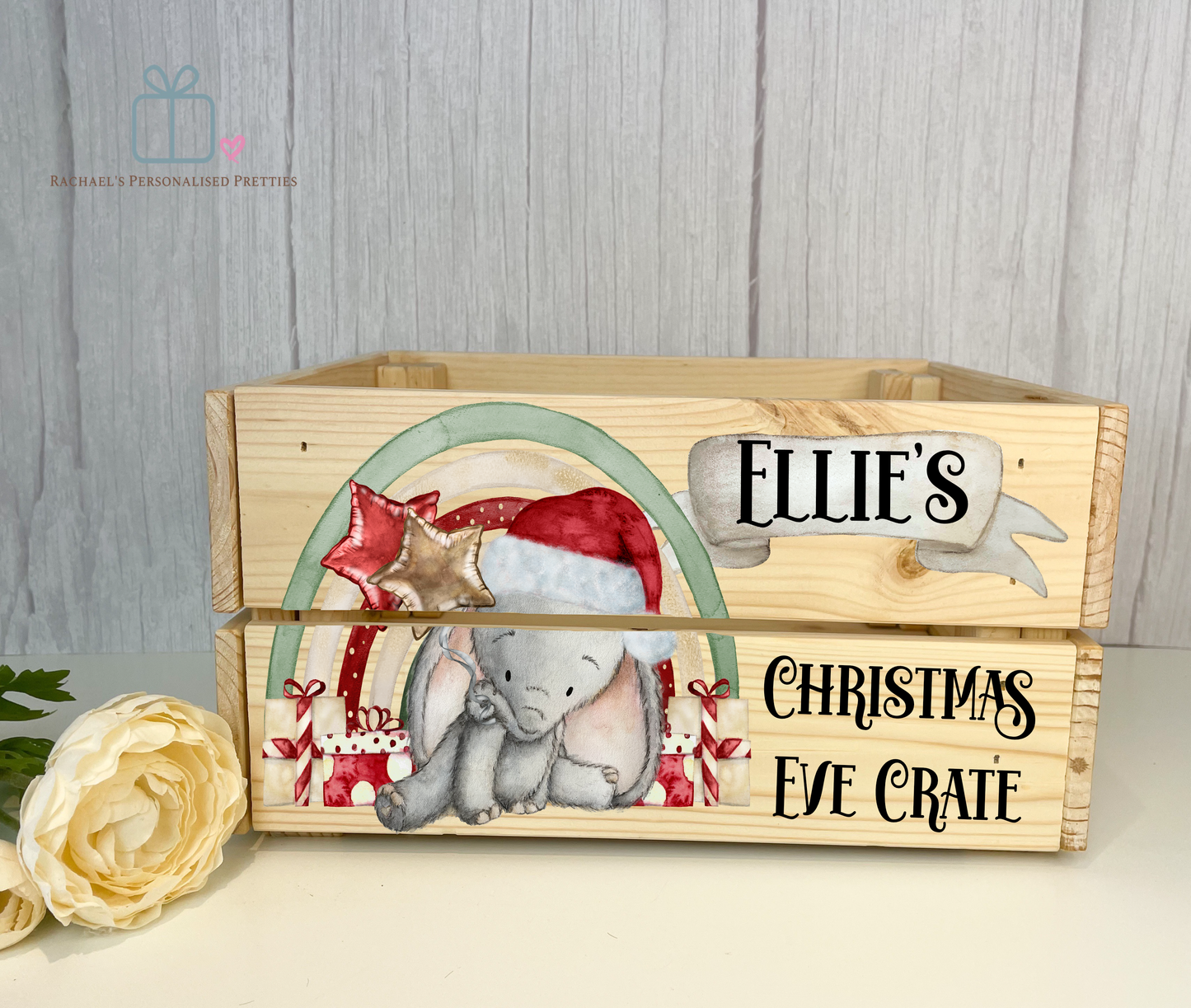 Christmas Elephant Christmas Eve Crate image 0