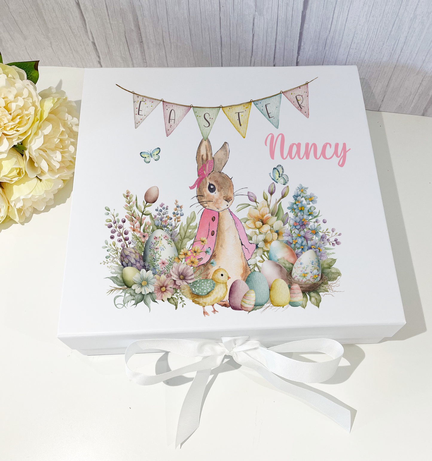 Easter Bunny Box Green Or Pink