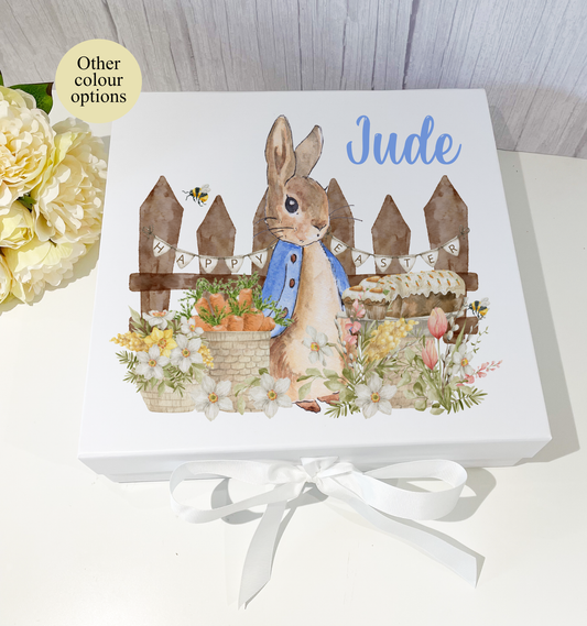 Easter Bunny Box Blue Or Pink