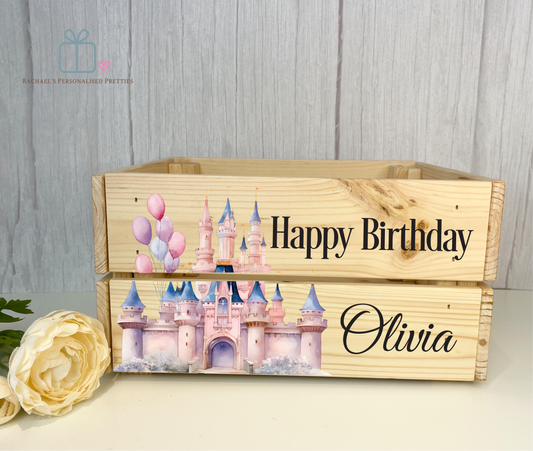 Princess Castle Birthday Crate