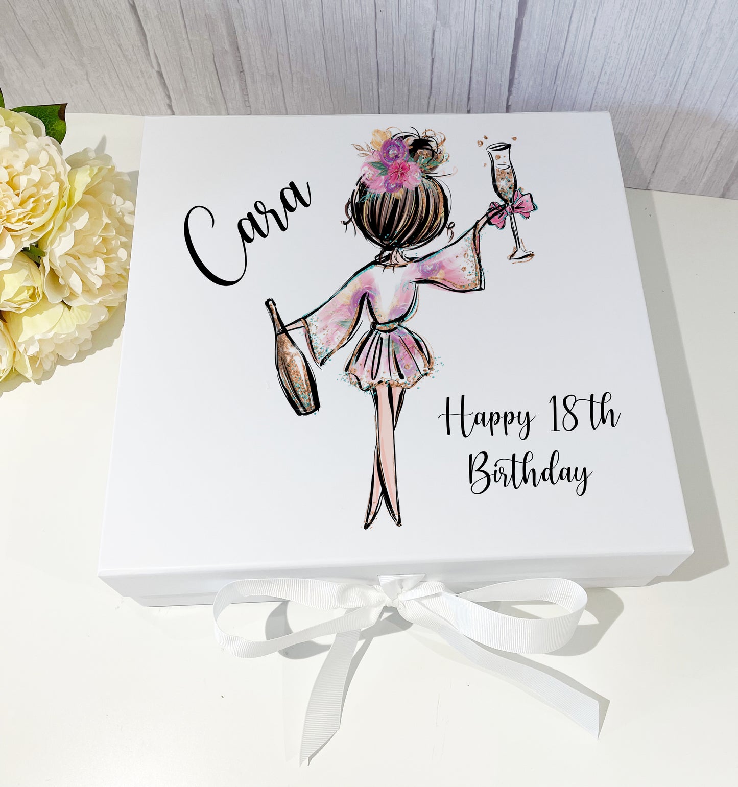 Champagne Girl Birthday Box