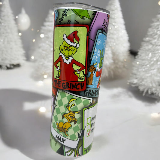 Grinch Card Tumbler image 0