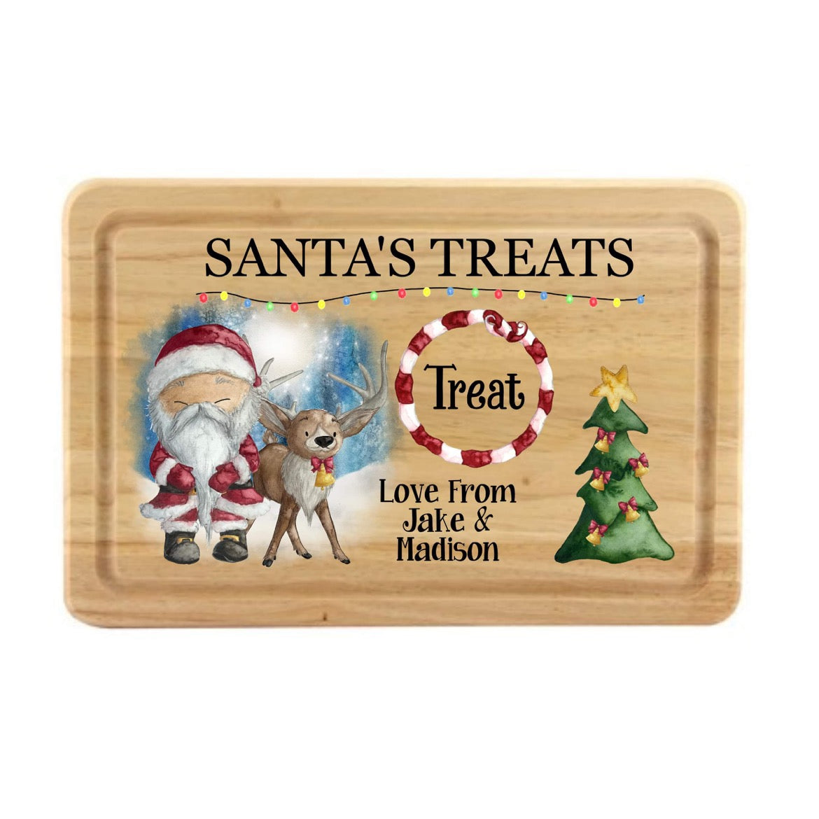 Santa’s Treats Christmas Eve Santa Board  image 0