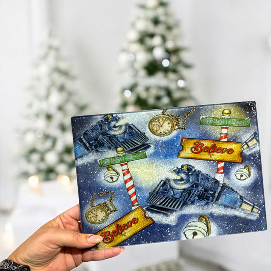 Polar Express Christmas Chopping boards  image 0