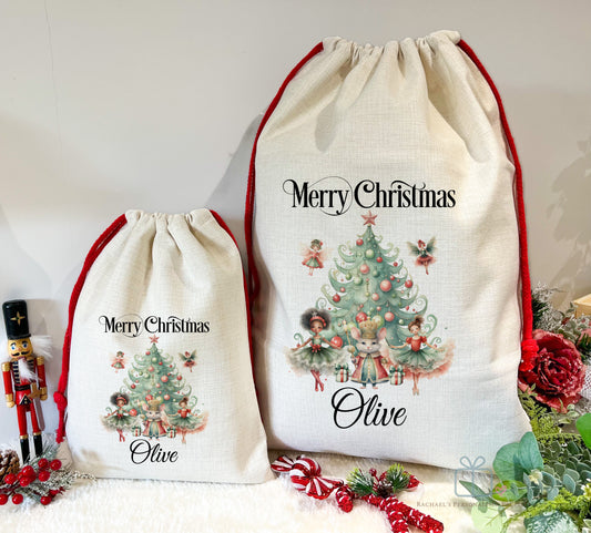 Christmas Sacks - Enchanted Ballerina image 0