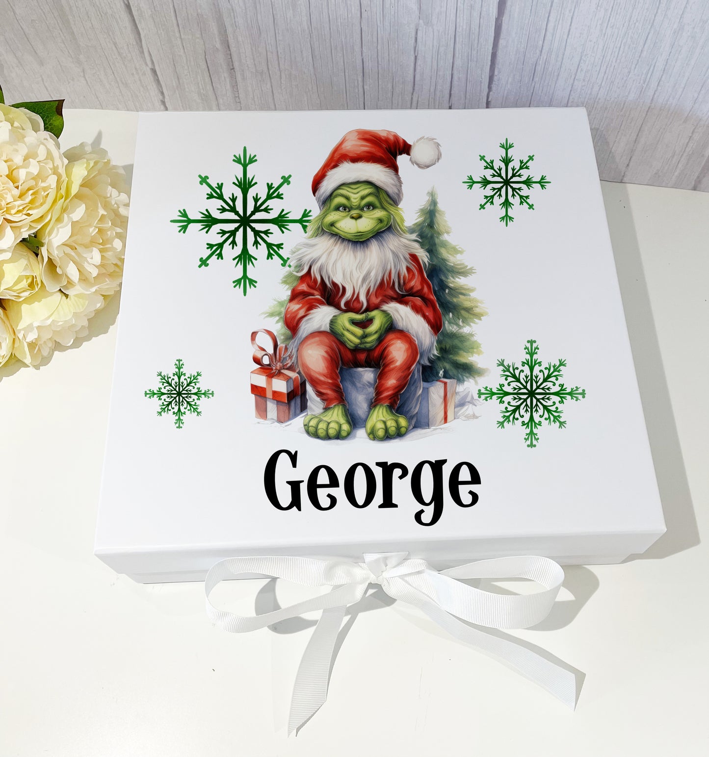 Green Gnome Christmas Box image 0