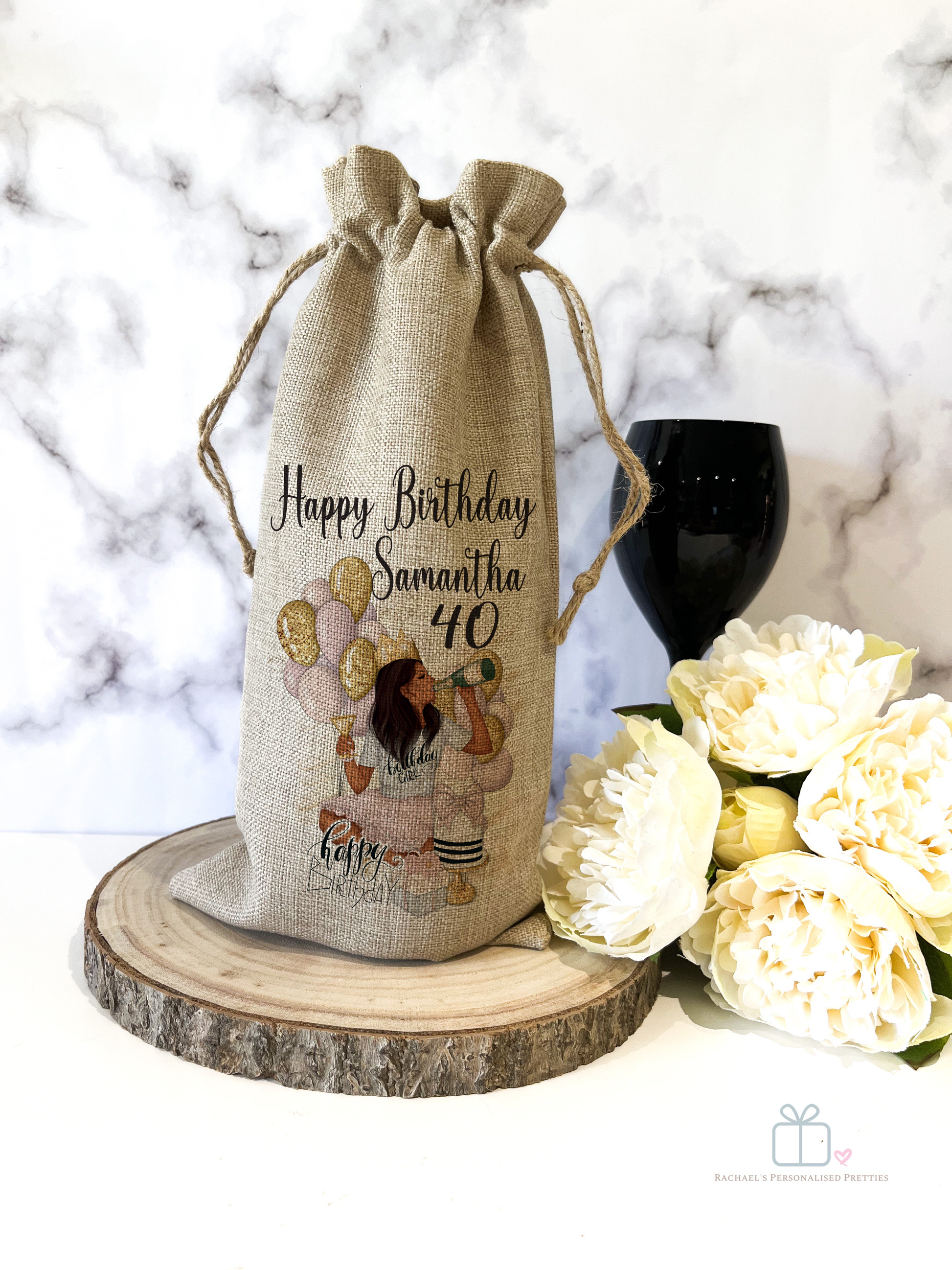 Personalised Bottle Bag - Any age image 0