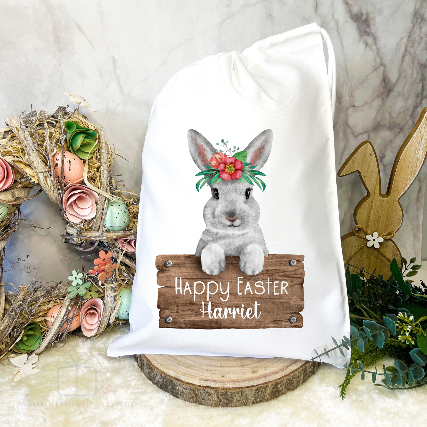 A3 Bunny Sign Easter Sack image 0