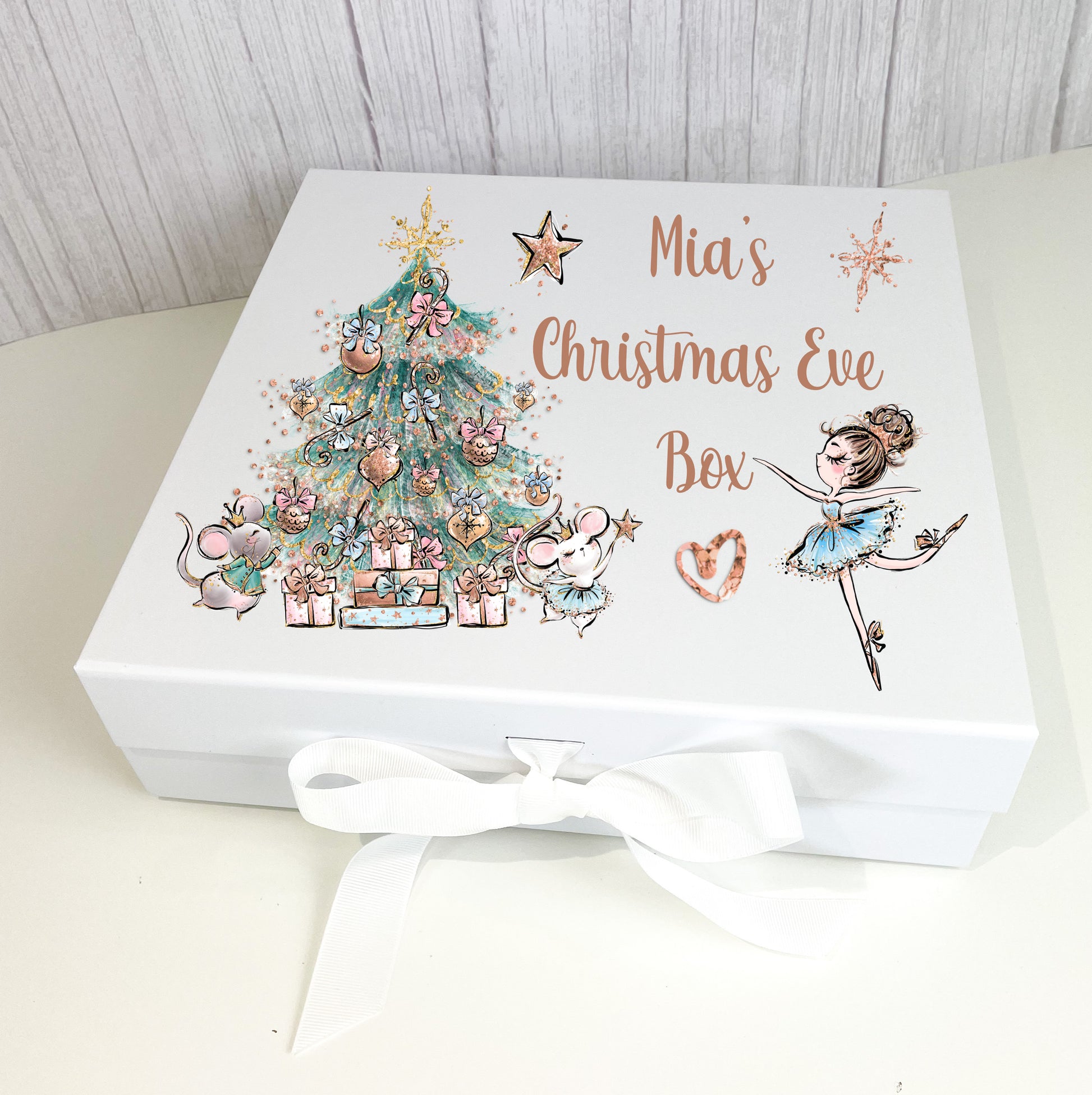 Ballerina Christmas Ribbon Box image 0