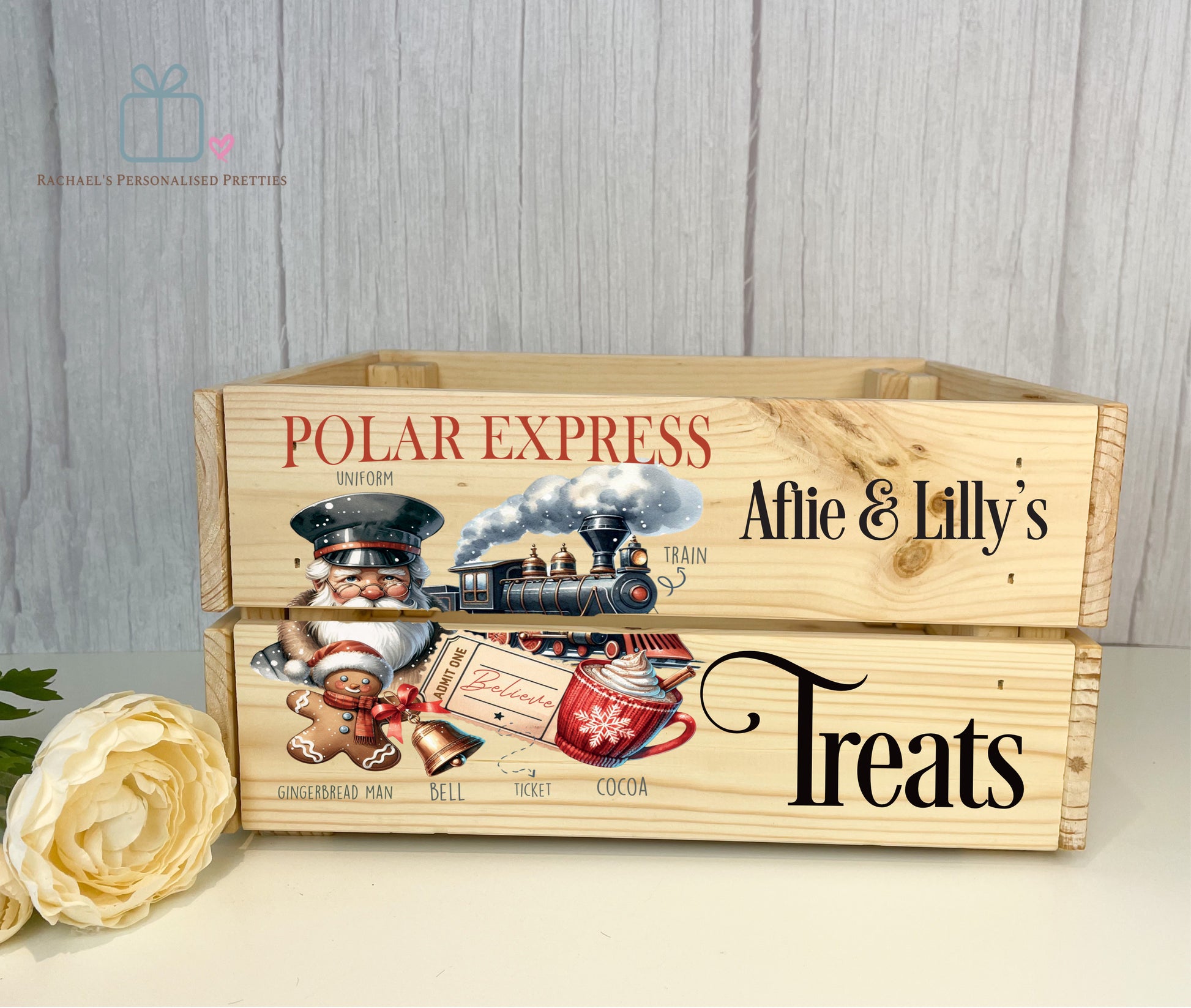 Polar Express Treat Crate image 0