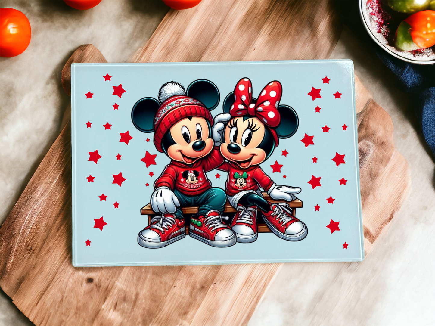 Minnie & Mickey Christmas Chopping boards  image 0