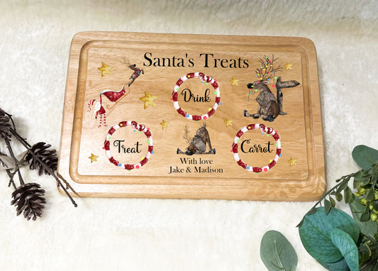 Silly Santa Christmas Eve Santa Treat Board  image 0