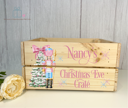 Pink Nutcracker Christmas Eve Crate image 0