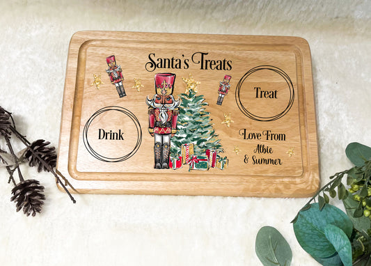 Nutcracker Santa Treat Board (rectangle & round) image 0