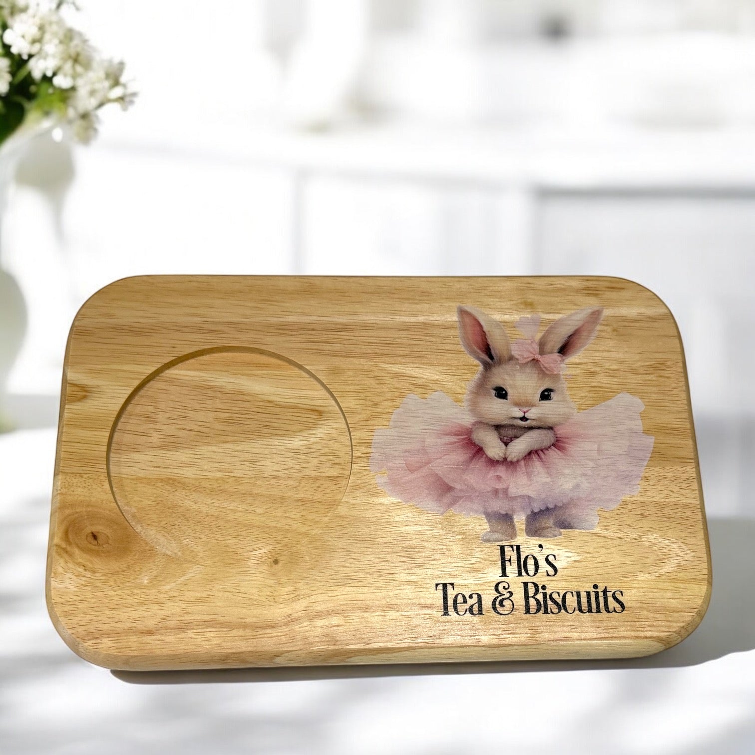 Bunny Ballerina Biscuit Board image 0