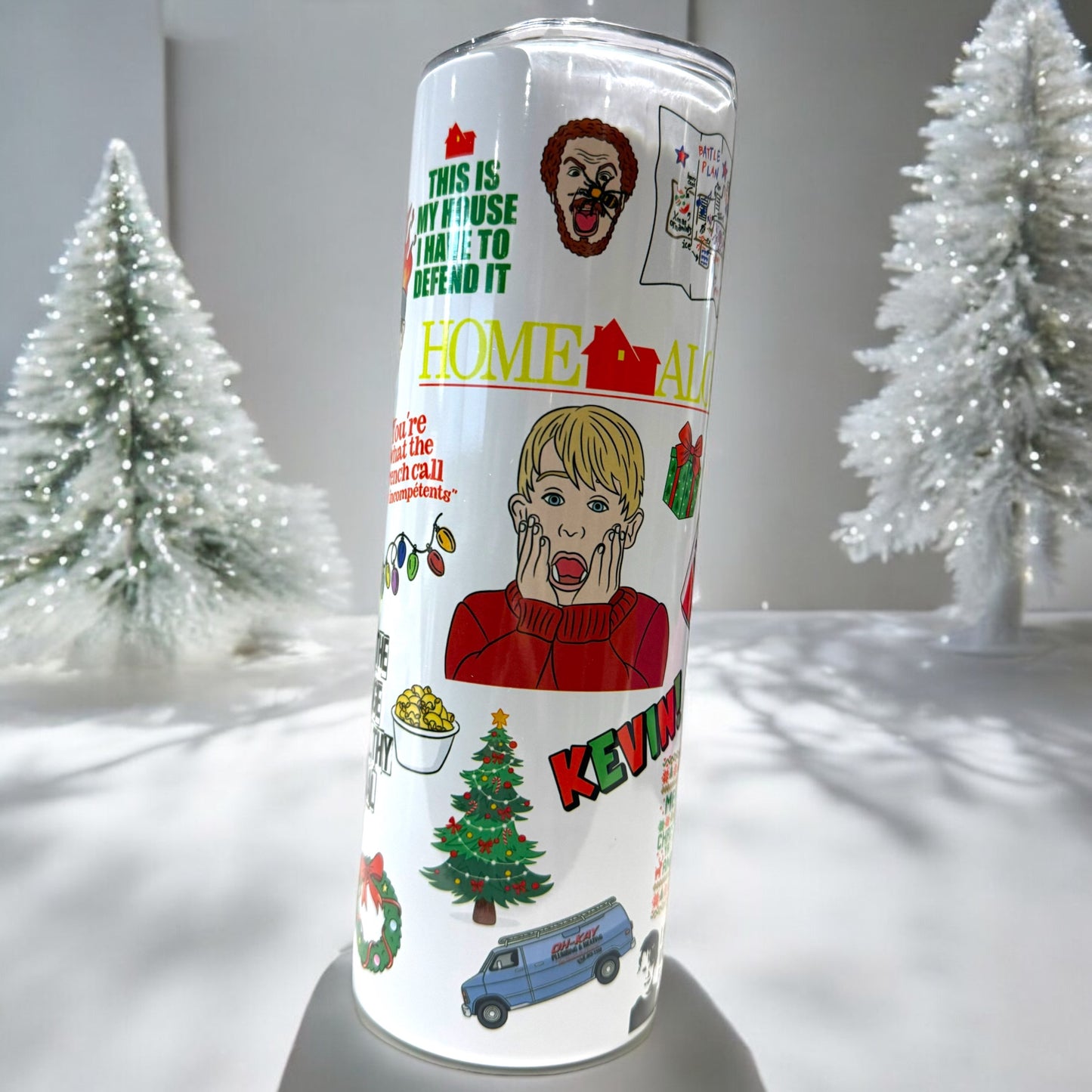 Home Alone Christmas Tumbler image 0