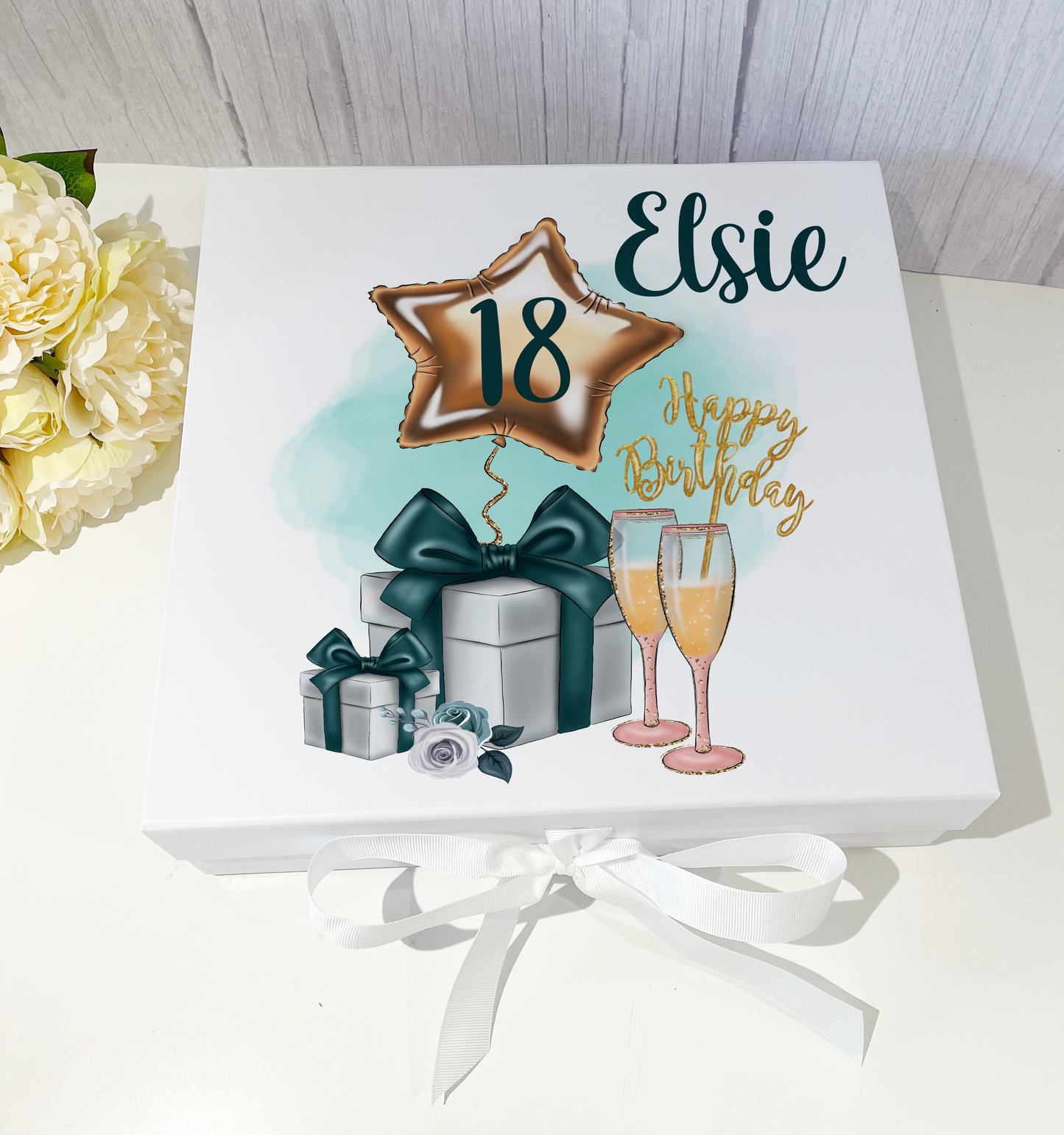 Champagne & Gift Birthday Box image 0