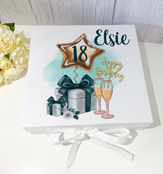 Champagne & Gift Birthday Box image 0